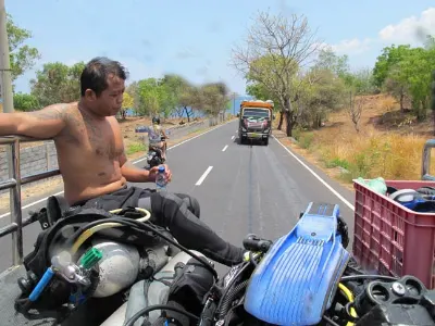 Transport to Dive Sites — Bali, Indonesia