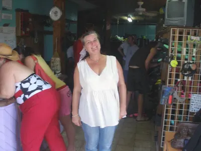 Co-Owner Gaynor Pook — West End, Roatan, Honduras