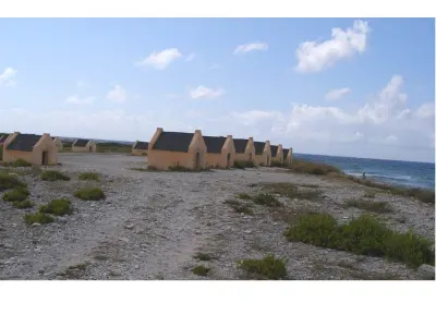 Salt Mine Slave Huts — Bonaire