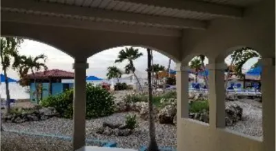 View from the arcade